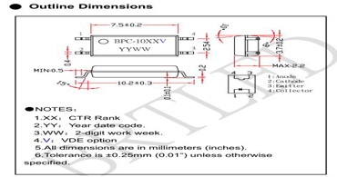 佰鸿代理商在BPC-1008手机快充上广泛用的一款光耦 佰鸿代理商在BPC-1008手机快充上广泛用的一款光耦